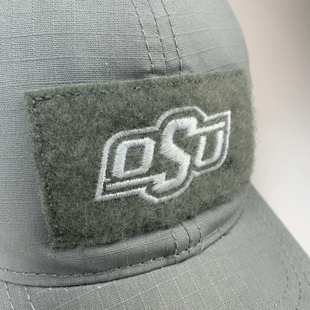 OSU Hat Oklahoma State Gray Hook & Loop Adjustable OSFA Cowboys Baseball Cap TOW